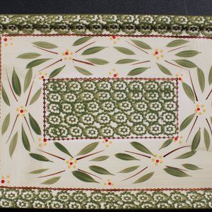 Temp-Tations by Tara Old World Green 15" Rectangle Tray